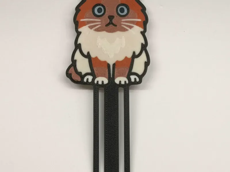 Cute Ragdoll Cat Bookmark