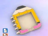 Post-It, Sticky Note Holder Spiral notebook Pencil-1
