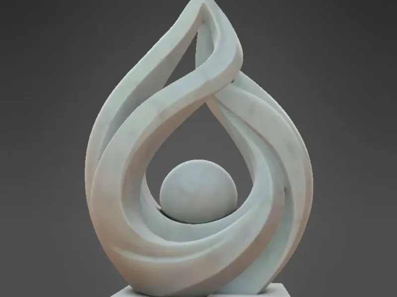 Marmeren Oneindigheidssculptuur