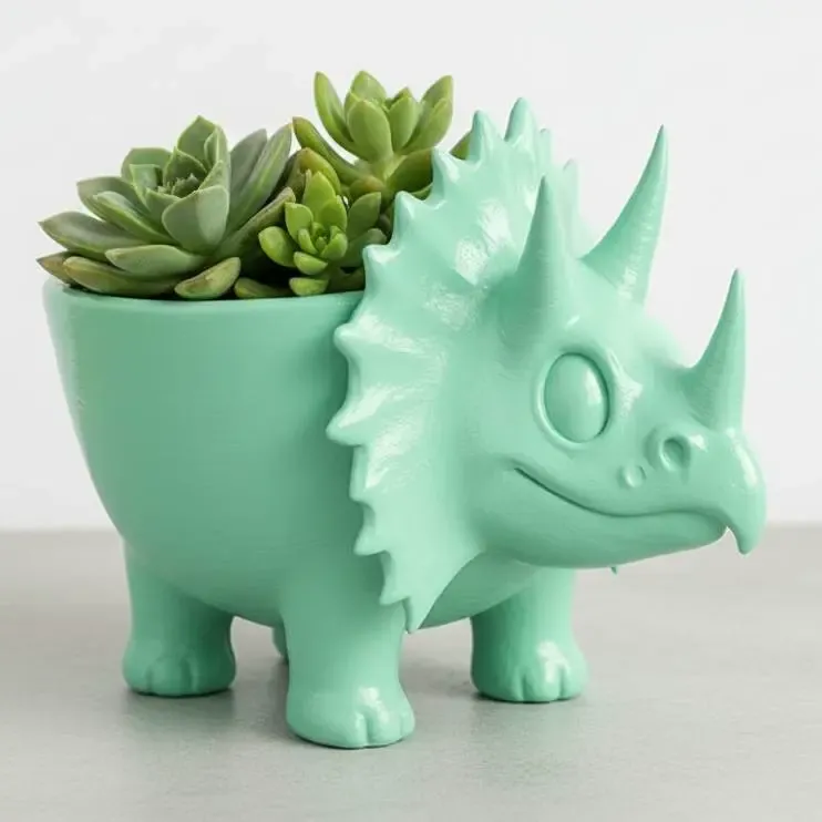 Tricera Dino Plant Pot