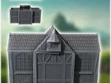 Medieval building with external stone staircase and large co-2