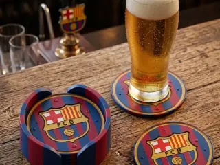 BARCELONA COASTERS AND HOLDER