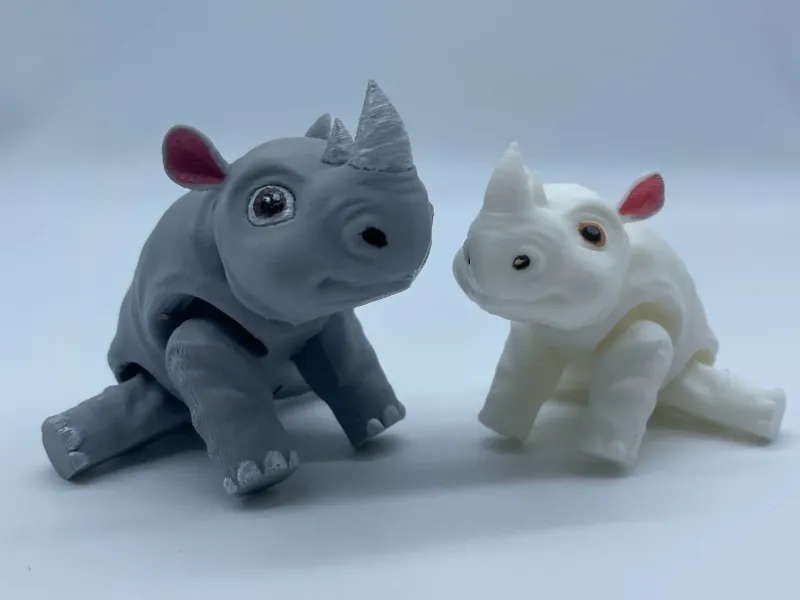 Little Rhino – Articulated Figurine