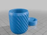 Flush Lid Twist Screw Container-3