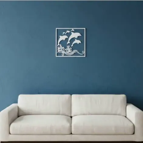 Dolphin Wall Art – 3D Printed Ocean-Inspired Decor