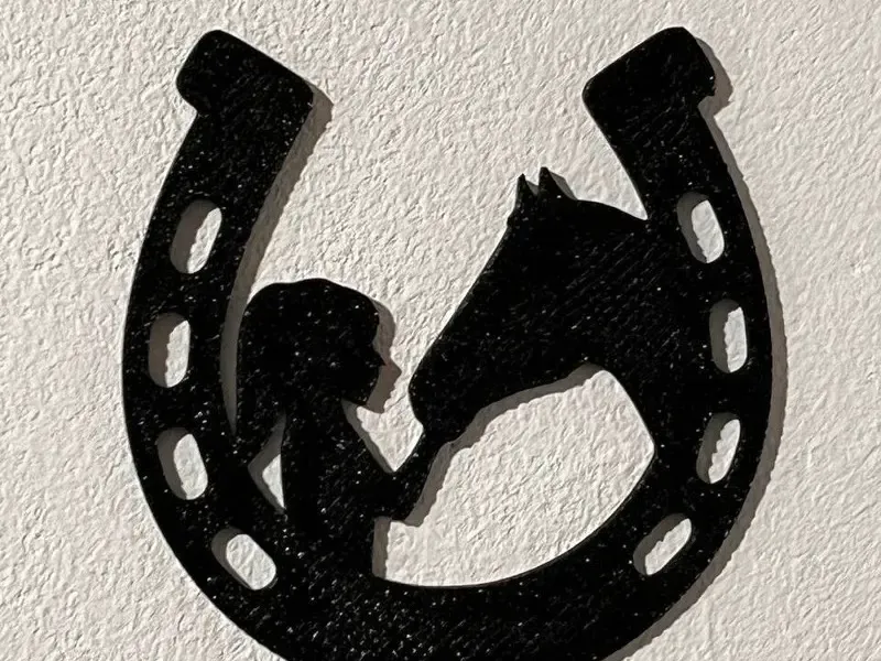 Wall Art Girl&Horse