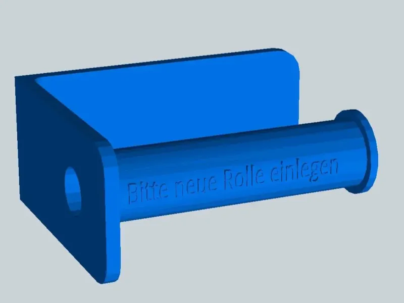 Klopapierrollenhalter / toilet roll holder