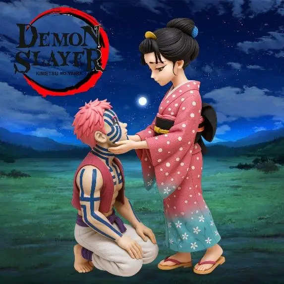 Demons Slayer akaza and koyuki