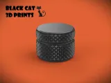 Universal Rugged Knurling Pattern Cylindrical Container-0