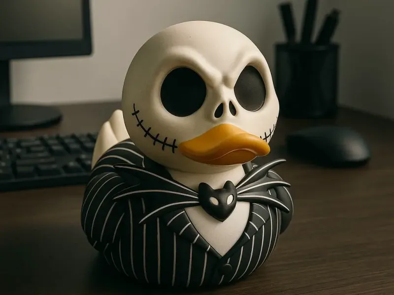 Rubber Duck - Jack Skellington - 3D print