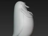 Cartoon penguin-2