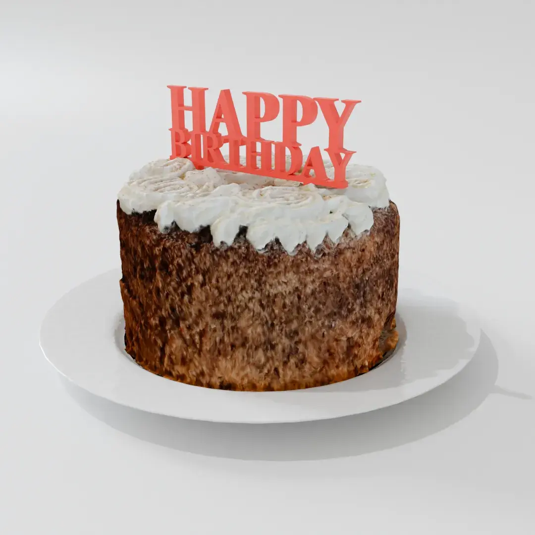 Topo de bolo feliz aniversário