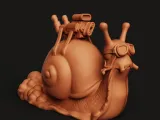 Turbo Snail Engine Statue | Mechanical Racing Snail-6