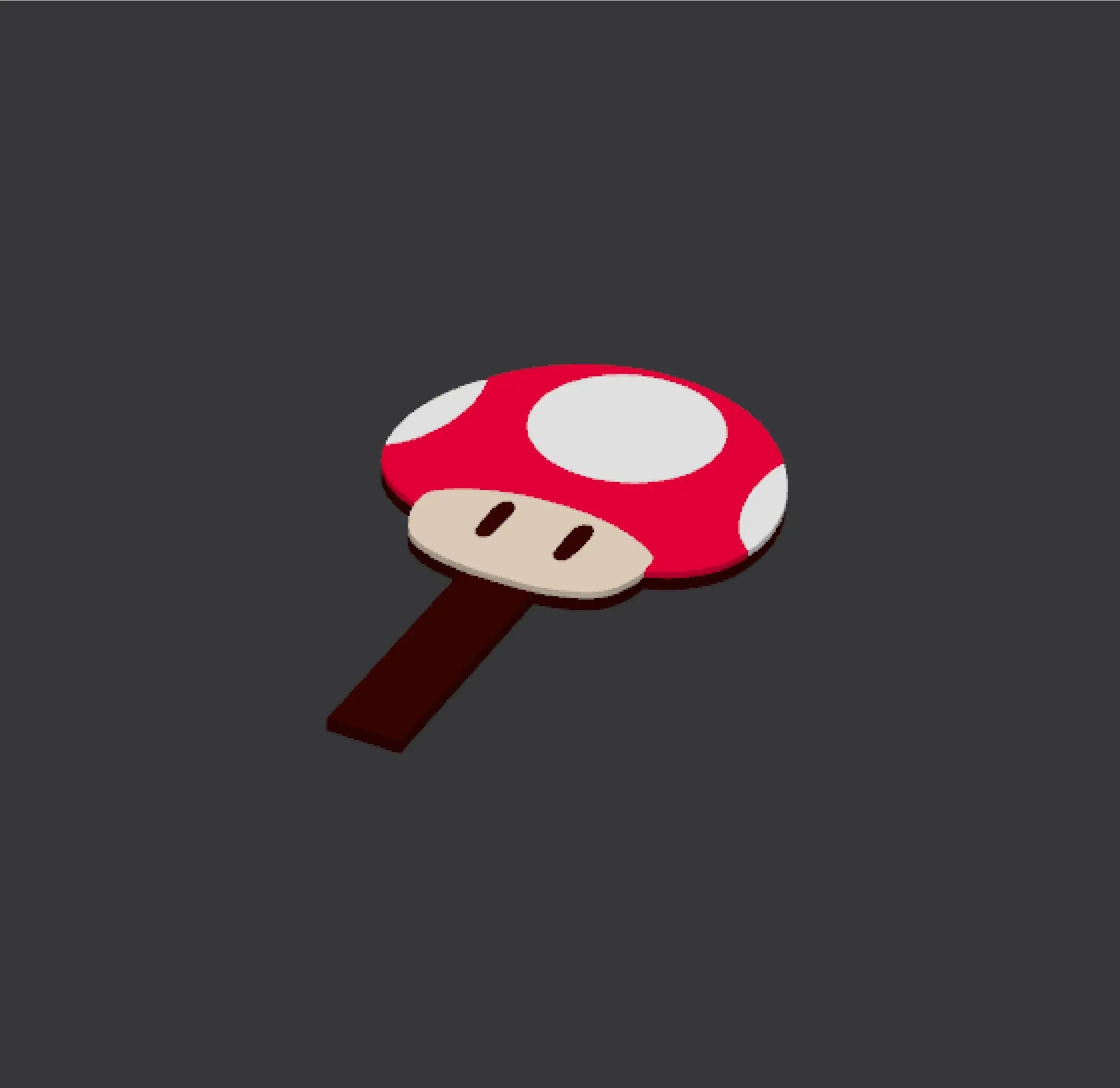 Topper Super Mario Mushroom