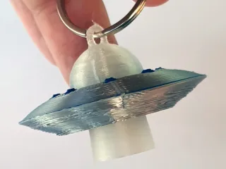 Ufo fidget keychain