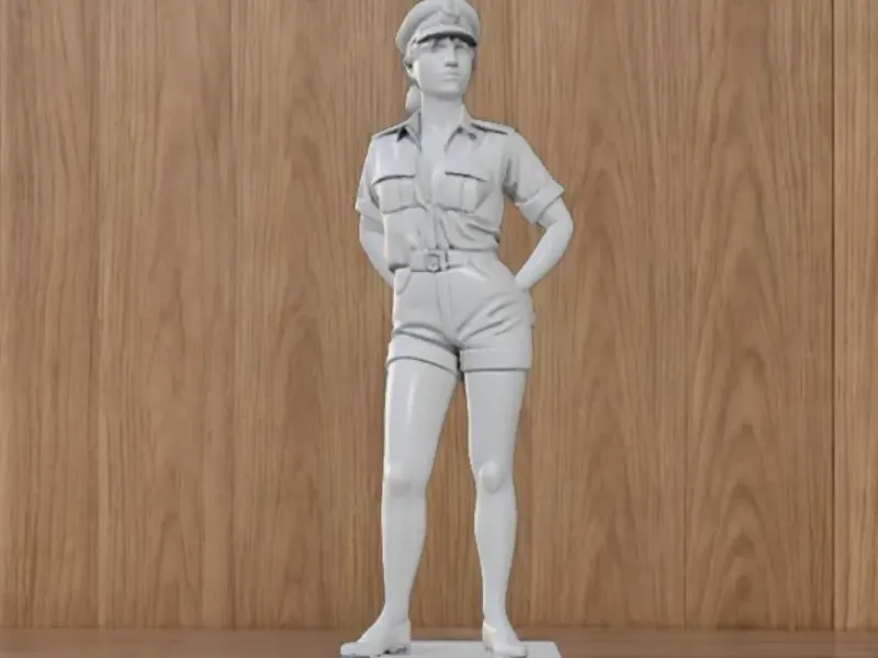 Sexy Police Woman Figure