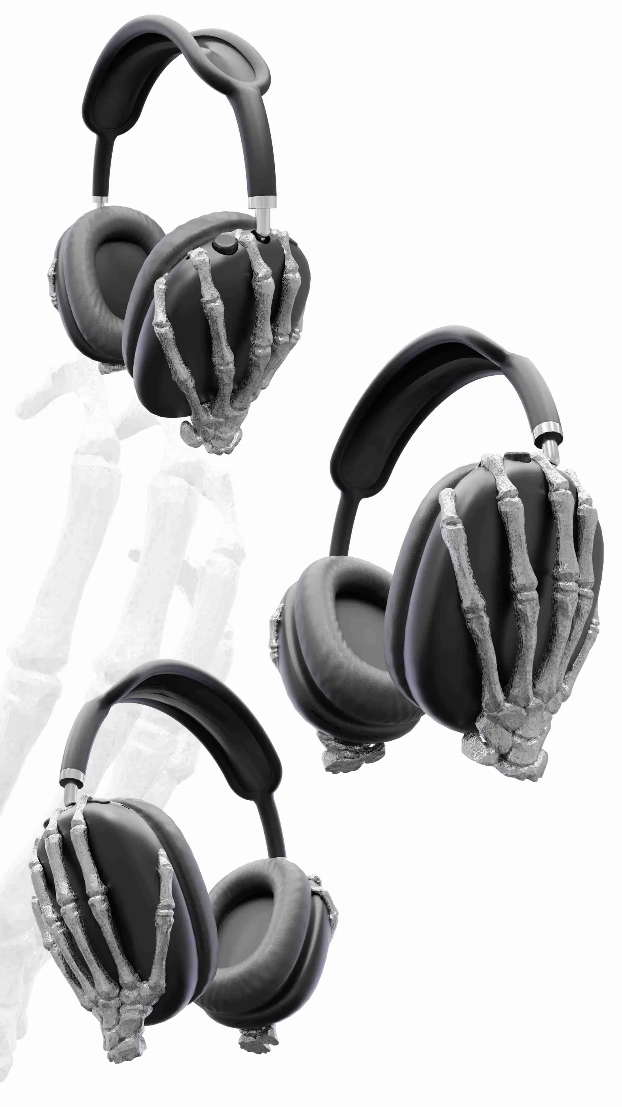Skeleton Hand Attachments for Airpods Max