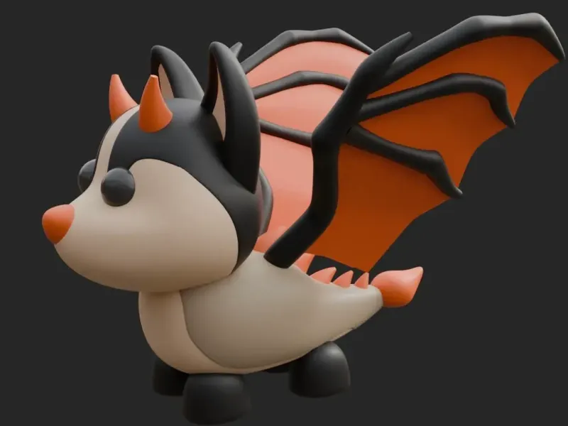 Bat Dragon Adopt Me! Roblox Fan Art