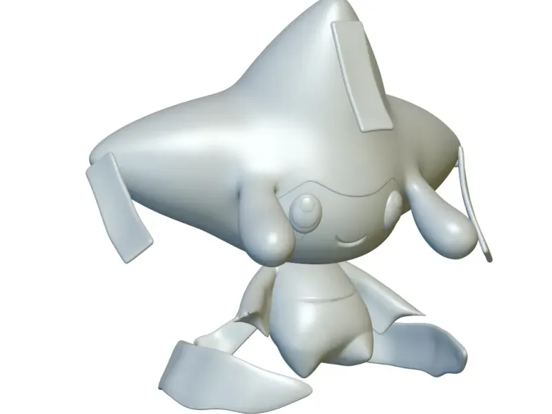 Pokemon Jirachi #385 - Ready for 3D Printing!