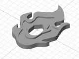 Rengoku Tsuba (Wooden Sword Guard)-4