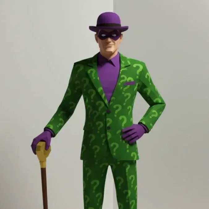 O Charada (Batman) - low poly