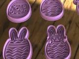 Cookie Cutter,Easter eggs - Easter bun ,Polymer Clay Cutters-0