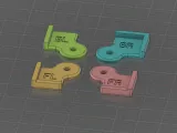 Build Plate Corner Stops For Easy Alignment - Ender 3 S1 Pro-5