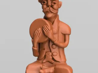 Wood statue