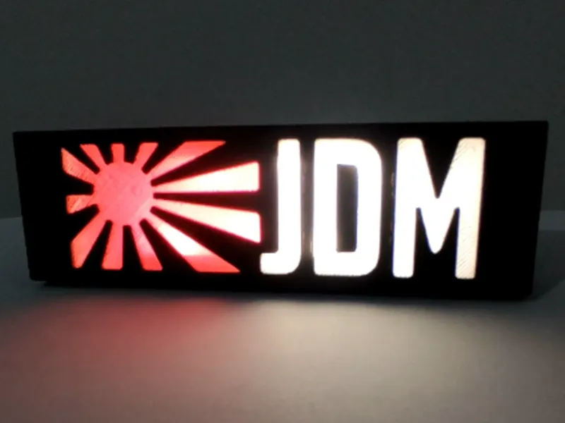 JDM Logo Lamp Graphic Illuminator
