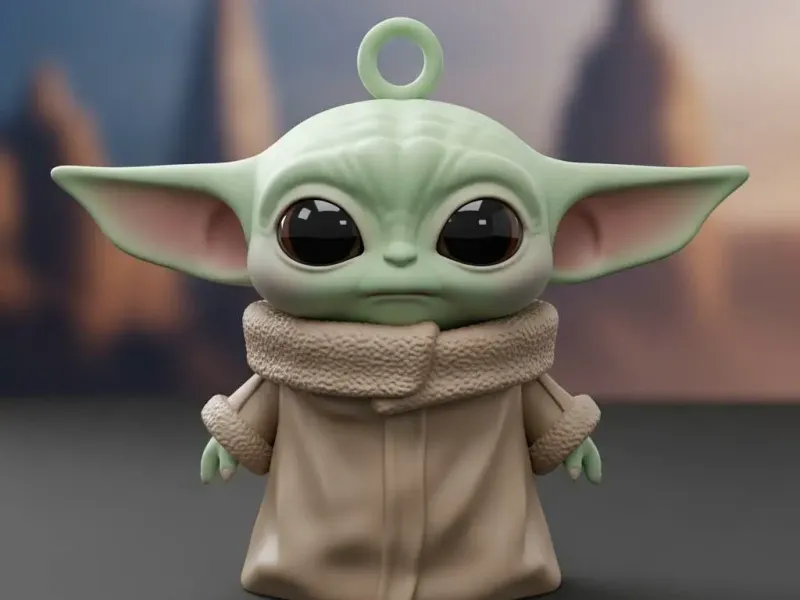 Grogu (Baby Yoda) Keychain