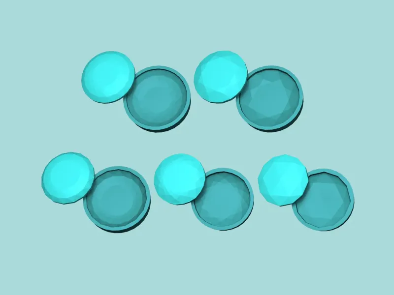 Kit 05 Gemstones Mold A - Jewelry Maker Template