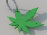Leaf Type key chain-0