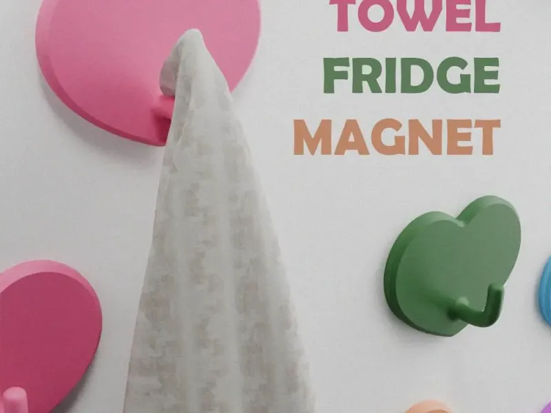 Towel Holder Fridge magnet