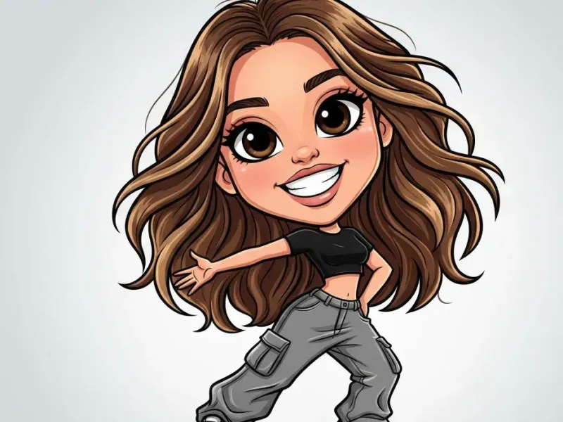 Maria Becerra chibi