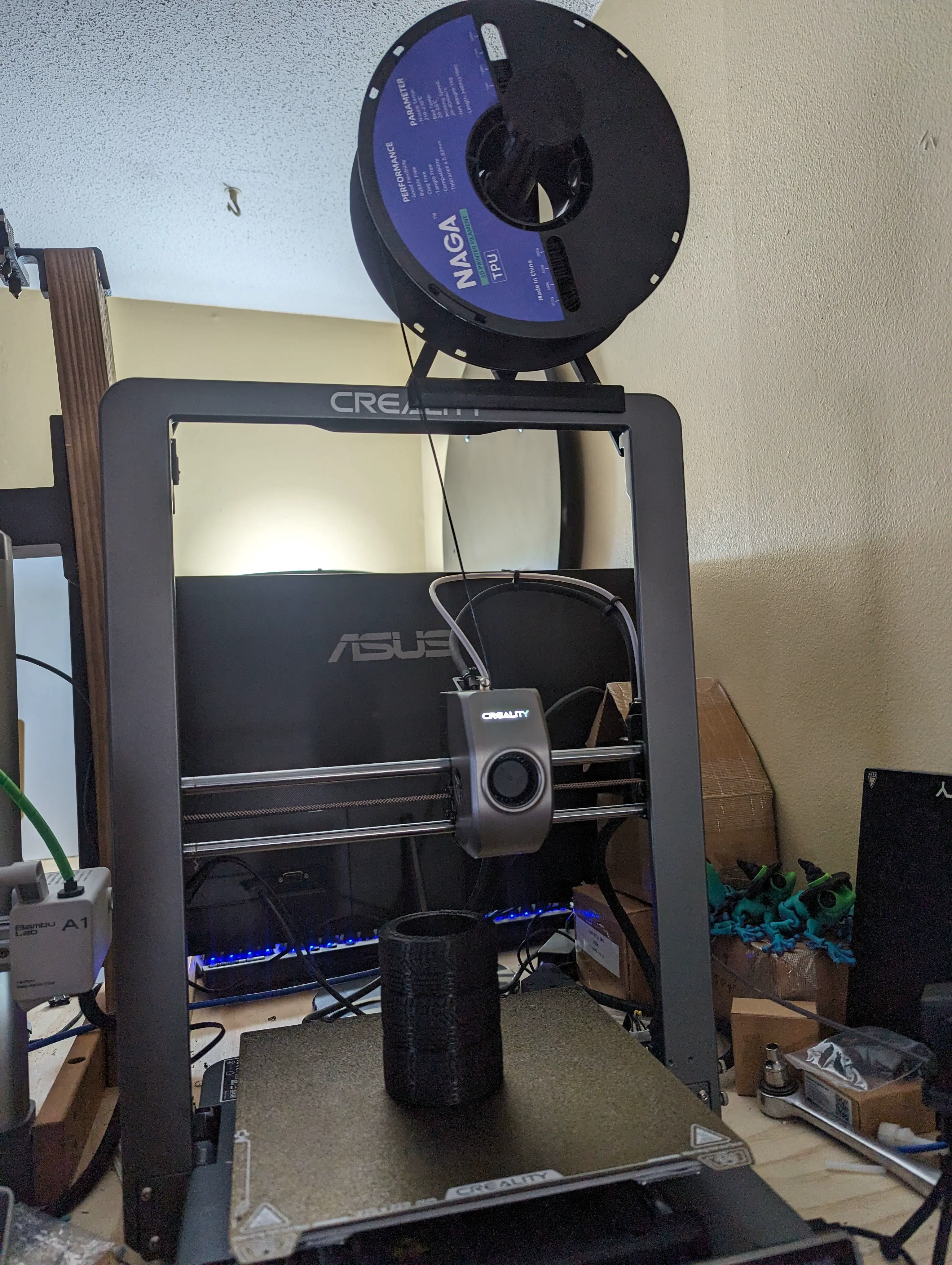 Ender 3 V3 Top Spool Mount For Flexibles