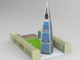 3D Design of Al Faisaliah Tower in Riyadh - تصميم ثلاثي-6