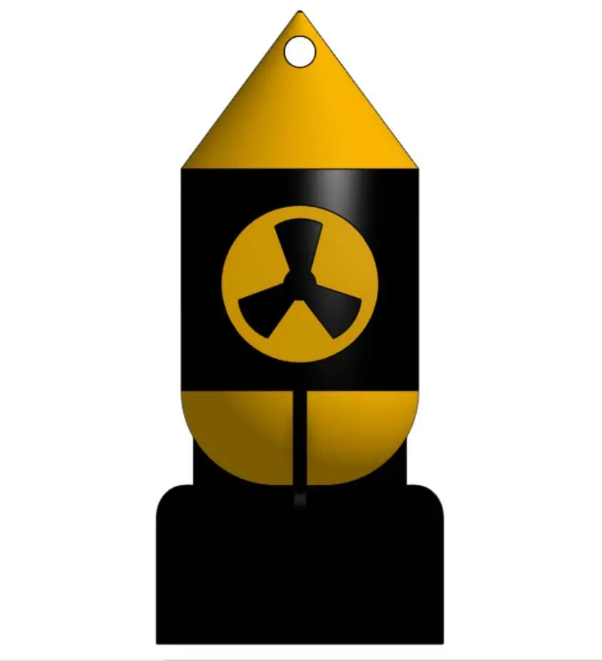 Llavero Bomba Nuclear