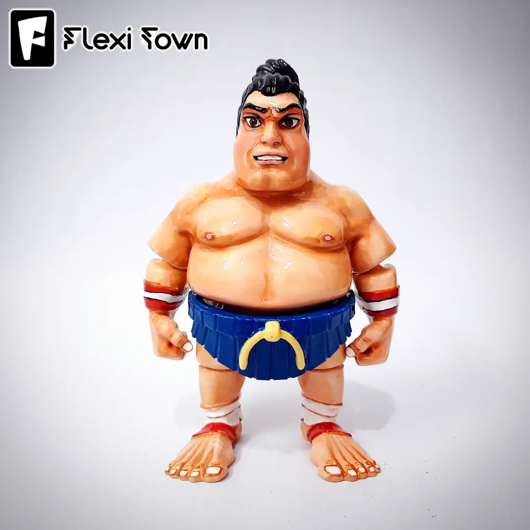 Flexi Print-in-Place Sumo Wrestlers