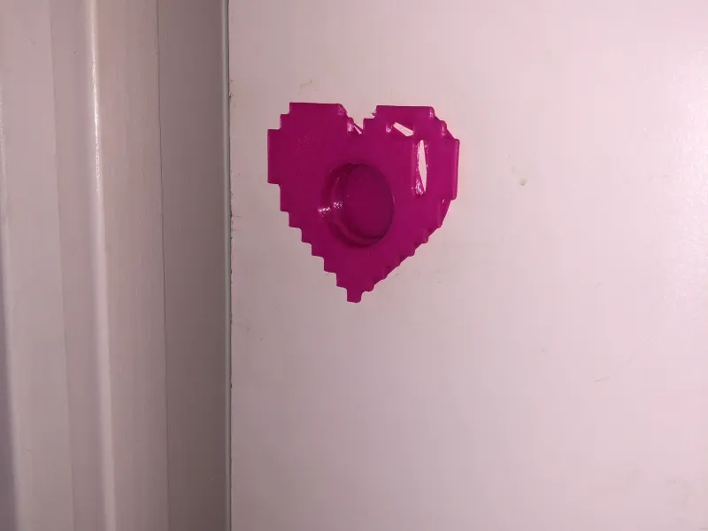 S.Valentine 💝 Handle Sliding Door Heart 8 BIT Handle 