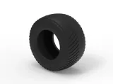 Pulling tractor rear tire 13 Scale 1:25-7