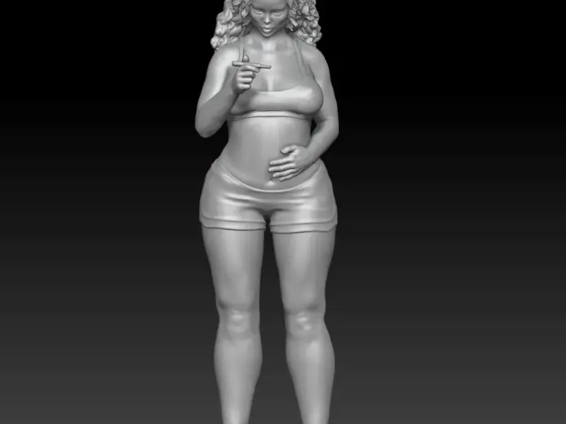 pregnancy test girl 3
