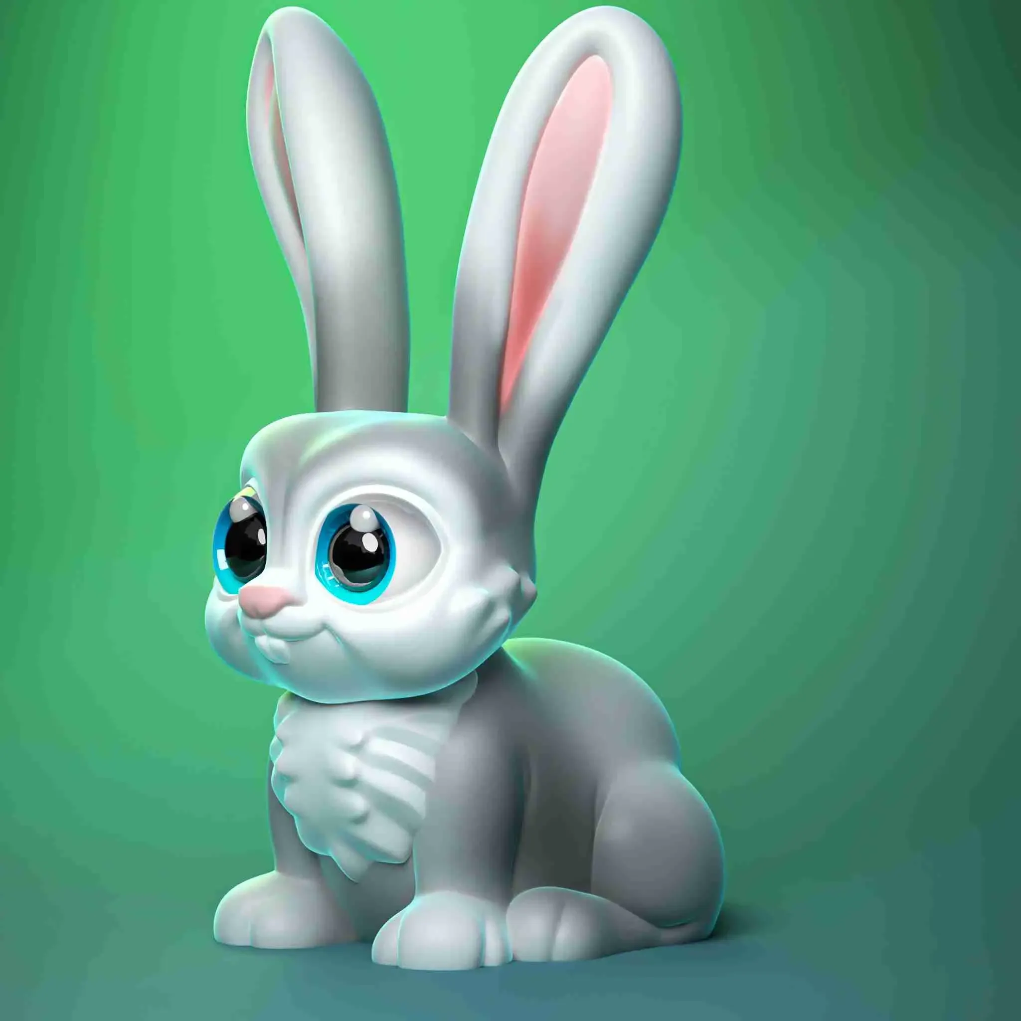 CUTE RABBIT (PRINT IN PLACE)