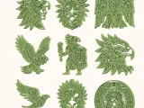 Aztec Eagle Warrior Pack – 9 Tribal Eagle Designs for CNC-3
