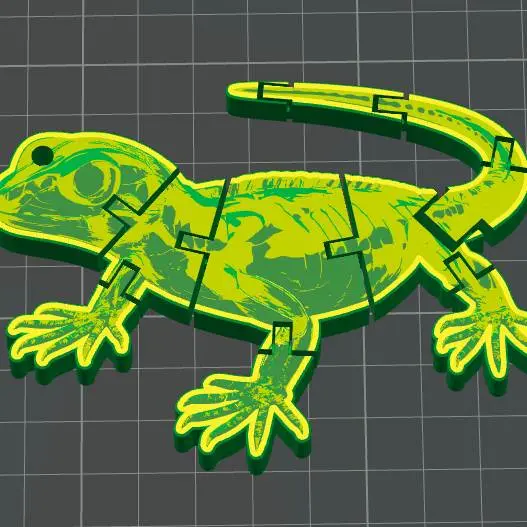 3D Printer Files | 3MF File | Flexi lizard | Creality Cloud