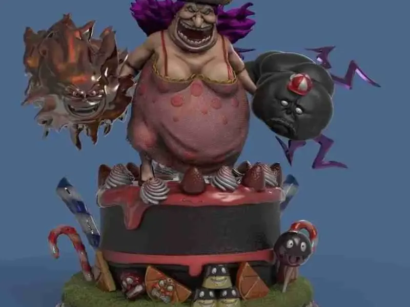 ONEPIECE ビッグ・マム シャーロット・リンリン 3Dプリント可能