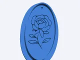 ovale rose  40 mm-0