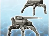Oveyar combat robot (10) - miniatures warhammer mini RPG sce-2