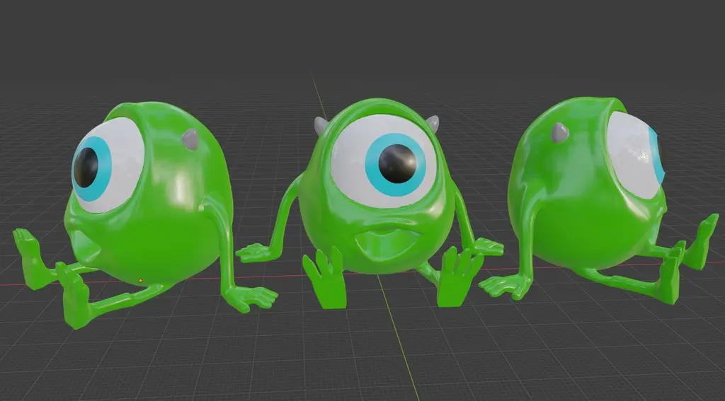 Mike Wazowski Multicolour Remix for MMU