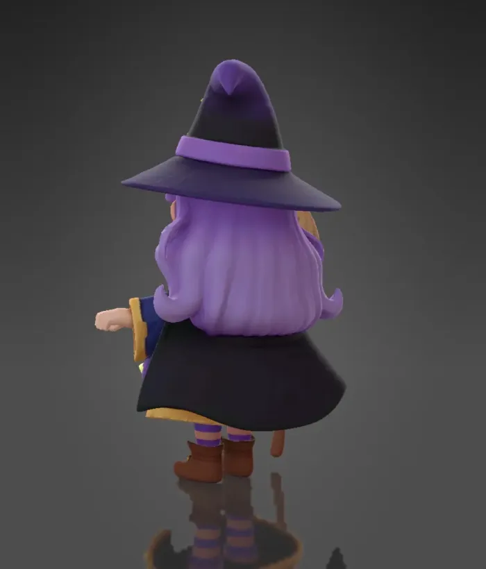 Witch Keychain - Lifestyle - PLA - 3D printed product - фото 5