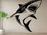 shark's wall art-0